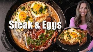 THE BEST Steak & Eggs For Breakfast Right Off The Grill