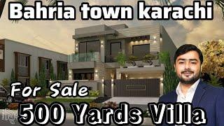 500 Sq Yards Villa For Sale Bahria hills #500sqyardvillasinbahriakarachi