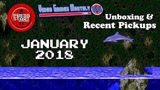 Video Games Monthly Unboxing & Pickups (January 2018) | Press Start News