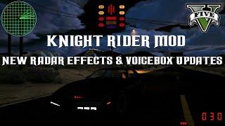 Knight Rider Mod GTA 5 - New Radar Effects & UI Voicebox Updates