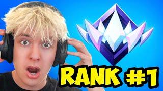 I got #1 Rank on Fortnite (Worlds First Unreal)