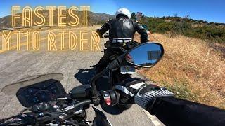 MT10 rider is fast 