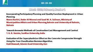 Civil Engineering and Urban Planning: An International Journal (CiVEJ)