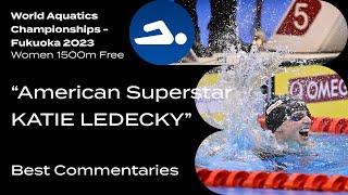 "American Superstar -  KATIE LEDECKY " dominates the 1500m Freestyle