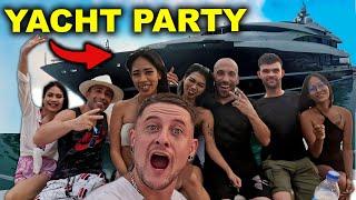 CRAZY YACHT PARTY with THAI GIRLS in  PATTAYA!!