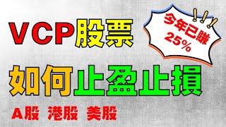 VCP股票如何計算風險與收益？| 上半年已賺25% | 漲多少獲利？跌多少止血？| 風險回報比 盈虧比 Profit Loss Ratio PL  |  CC字幕