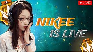 NEW SEASON RANK PUSH Free Fire Live with Nikee YTFF Queen is HERE!Free Fire Live! #ff #freefire