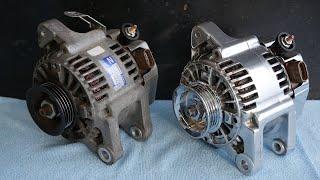 【鏡面加工】エンジンルームがキラキラになる！オルタネーターめっきと鏡面磨き Alternator Metal Polishing