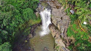  Tegenungan Waterfall / Bali / Indonesia [4K Ultra HD video from drone and land]