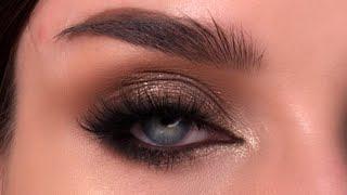 BROWN SMOKEY EYE tutorial for beginners