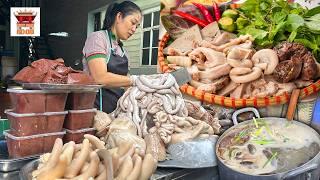 Quán Lòng Luộc Quốc Dân Hà Nội Mỗi Ngày Bán Hơn 100kg Chỉ Trong 4 Tiếng Siêu Ngon | Viet Nam Food