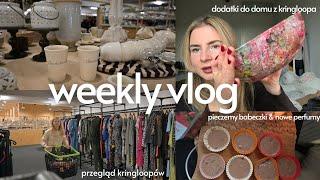 weekly vlog ️/ kringloopy / tanie dodatki do mieszkania / muffiny czekoladowe / perfumy