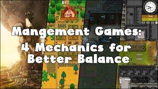 Management Games: 4 Mechanics for Better Balance