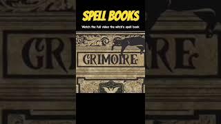 Types Of Spell Books #witchcraft #witch #magic #grimoire #ancient #occult