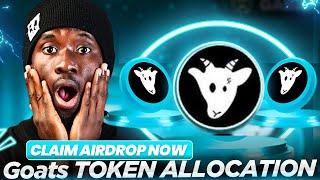 GOATS Tokens Allocation! CLAIM GOATS AIRDROP