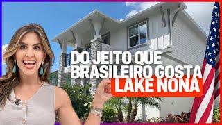 CASA COM MUITO ESPAÇO E CONSTRUTORA NOVA EM LAKE NONA - MELHORES CASAS ORLANDO