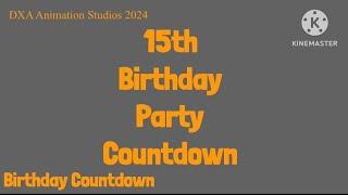 DXA Animation Studios 2024’s 15th Birthday Party Countdown-Birthday Countdown