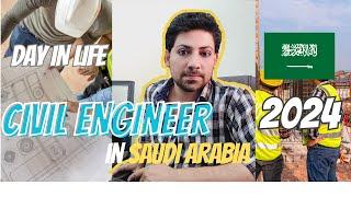 Day in Life of Civil Engineer in Saudi Arabia | My First VLog