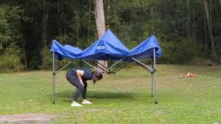 Kings 3x3m Gazebo set up guide / how to: EASY ONE PERSON SETUP!