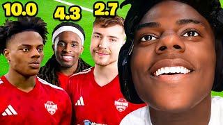 iShowSpeed Rates The Sidemen Charity Match Players