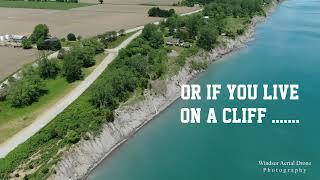 SHORELINE BREAKWALL PROPERTY COTTAGE AERIAL VIDEOS AND PHOTOS BY WINDSOR AERIAL DRONE PHOTOGRAPHY