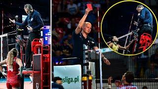 Never Argue with the Referee | Red&Yellow Cards | Controversial Points | Angry Volleyball Moments