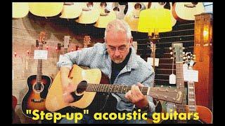 "Step up" acoustic guitars