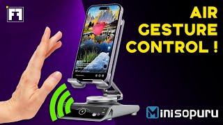 Control your PHONE with GESTURES with Minisopuru AIRGLIDE ! ( Iphone, Ipad or Android )