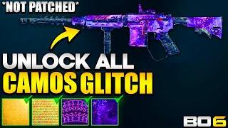 *WORKING* ️‍ BLACK OPS 6 CAMO UNLOCK GLITCH (BO6 UNLOCK ALL CAMOS GLITCH)