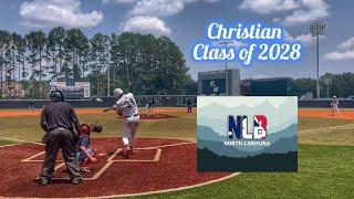 #34 Christian - Next Level Baseball NC Class of 2028 - Highlights Summer 2024