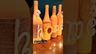 DIY bottles  #Homedecor #Youtubeshorts #Wasteoutofbest #Shortsfeed @Fashion_Tag