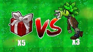 5 Random Box Vs 3 Wild Gatling Zombies, Who Will Win? Plants vs Zombies Hybrid Challenge