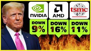 Trump CRASHES Chip Stocks | TSM & ASML Earnings | Nvidia x Serve | Semi Stock Show