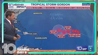 Tracking the Tropics: Tropical Storm Gordon forms in the Atlantic | Friday noon update