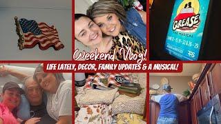 Weekend Vlog | Purging, Decorating, Yard Work & a Musical! #homedecor  #vlog  #grease