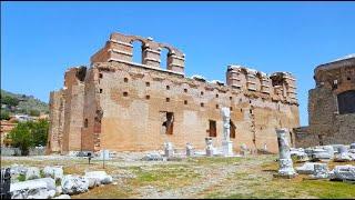 LIVE walking cam -  Pergamos - Bergama Kilisesi - RED BASILICA OF PERGAMON - With Relaxing Music