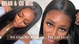 100% GLUELESS “WEAR & GO” Wig For Beginners | The BEST Silky Straight HD Lace Wig | Asteria Hair