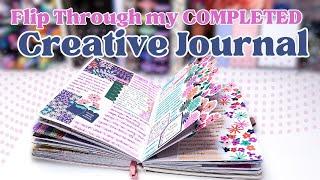 I finished decorating ALL of my creative journal... [Happy Planner Creative Journal Flip Through]