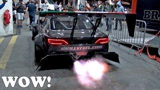 LOUDEST car in Monaco EVER! Brill Steel' 720HP V8 Carbon Nissan S14.5