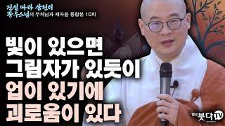 빛이 있으면 그림자가 있듯이 업이 있기에 괴로움이 있다 | 전설 따라 삼천리 광우스님의 부처님과 제자들 통합본 10회 | 위기극복 인생조언 어려움 극복