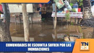 Comunidades de Escuintla sufren por las inundaciones