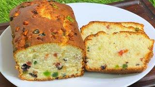 Bakery Style Fruit Cake Recipe ️ |  Soft, Spongy and Delicious Fruit Cake  | Vanilla Fruit Cake