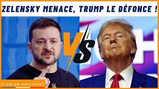 Trump explose Zelensky qui nous menaçait !