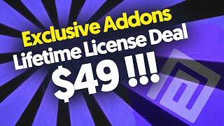 Exclusive Addons $49 for Elementor | Lifetime License Deal at Appsumo