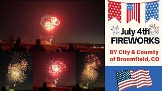 July 4 firework by City & County of Broomfield, Colorado