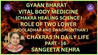 '' ''ROLE OF TWO LOWER CHAKRAS IN DAILY LIFE ( MOOLADHAR & SWADHISHTHAN ) BY SANGEETA NEHRA ''|