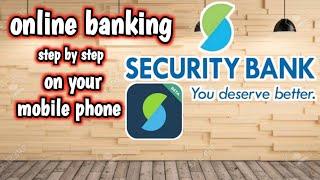 security bank online banking | step by step procedure