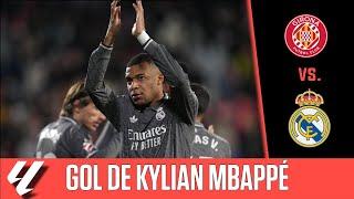 GOL DE KYLIAN MBAPPÉ puso el 3-0 del REAL MADRID ante el GIRONA. Goleada en Montilivi | La Liga