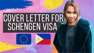 HOW TO WRITE A COVER LETTER FOR SCHENGEN VISA!