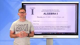 Algebra 1 Regents Review - June 2024